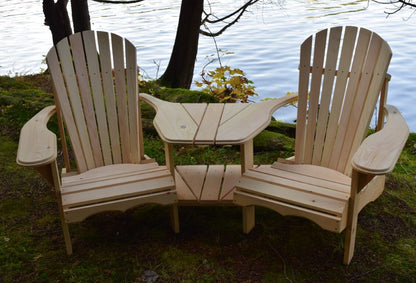 Adirondack Angled Tea Set - Cedar Creek Rustic Furniture